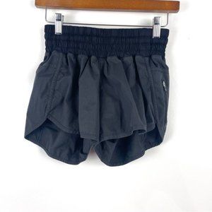 Lululemon Black Tracker Shorts Running Shorts Size 6
